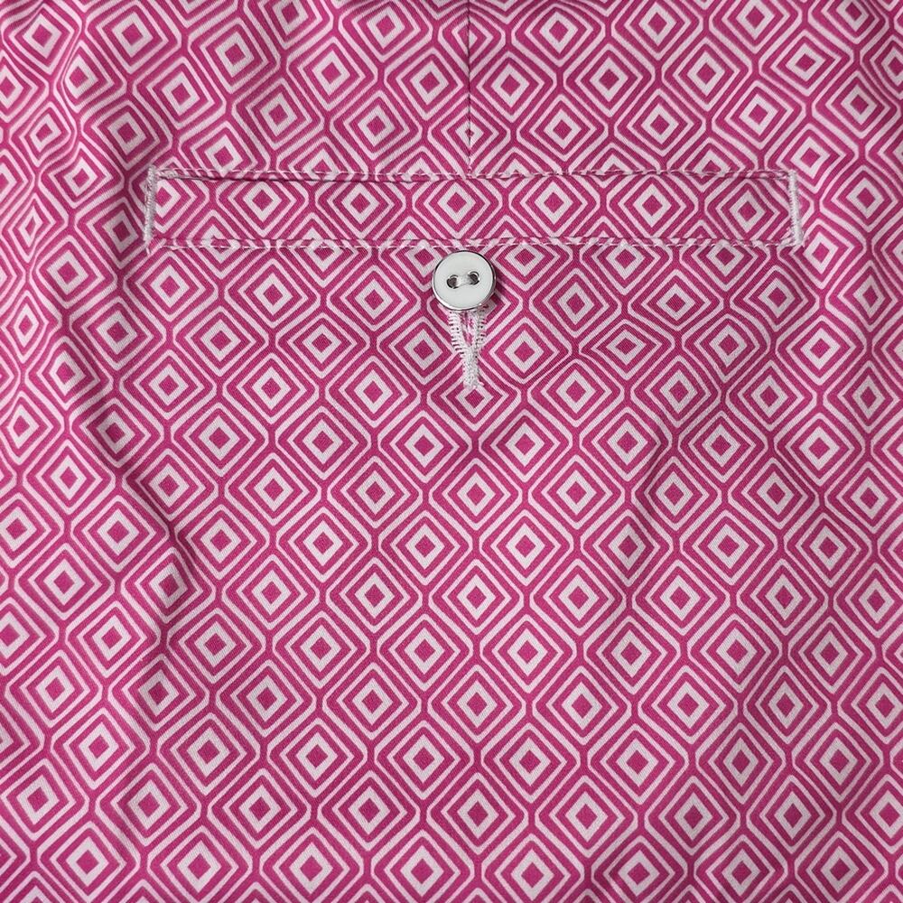 Womens Sz 16 Pink Geometric Pockets Pickleball Tennis Golf Skortv Lady Hagen - Picture 6 of 11